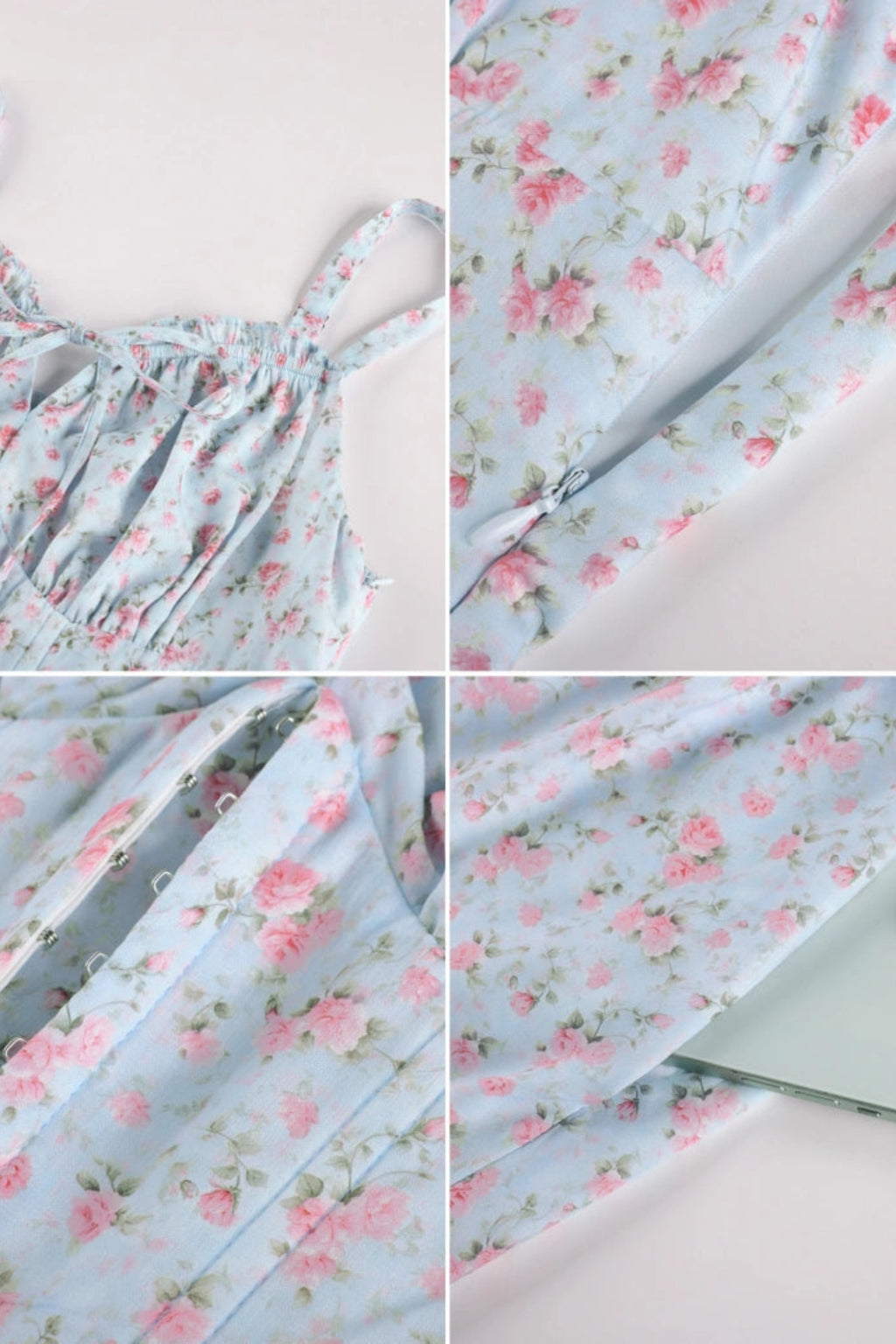 Sky Blue Floral
