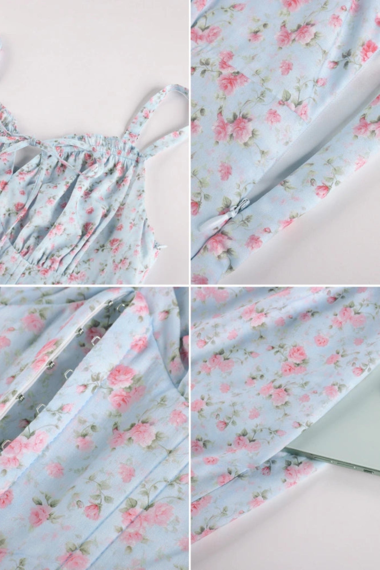 Sky Blue Floral