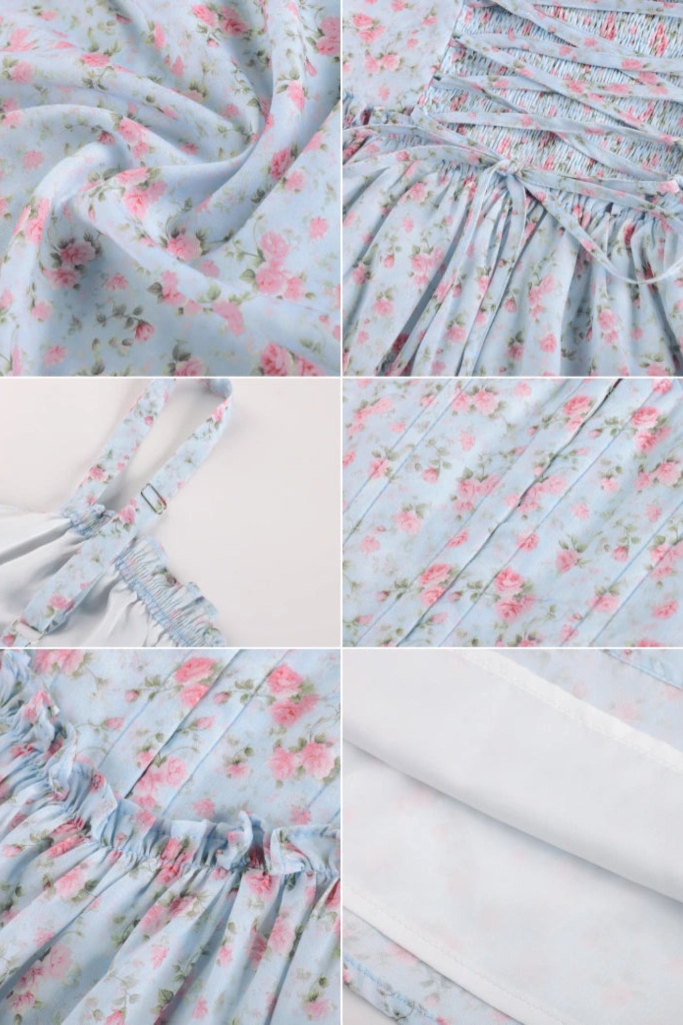 Sky Blue Floral