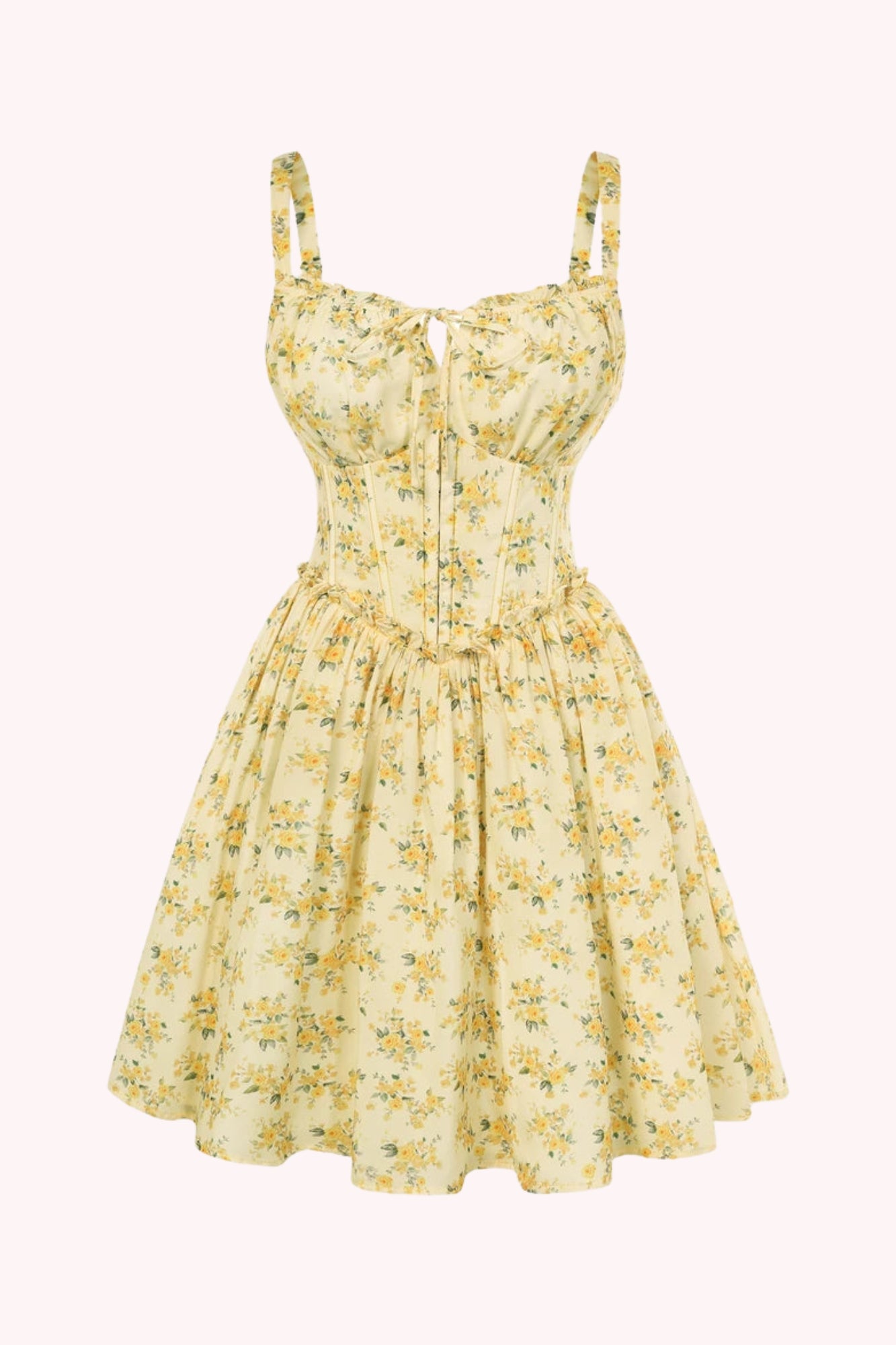 Floral Chiffon Mini Dress